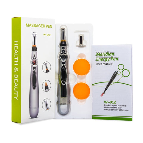 Electronic Laser Meridians Acupuncture Therapy  Pen for  Energy Relief