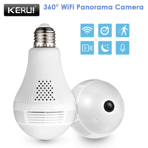 KERUI LED Light 960P Wireless Panoramic Home Security WiFi CCTV
