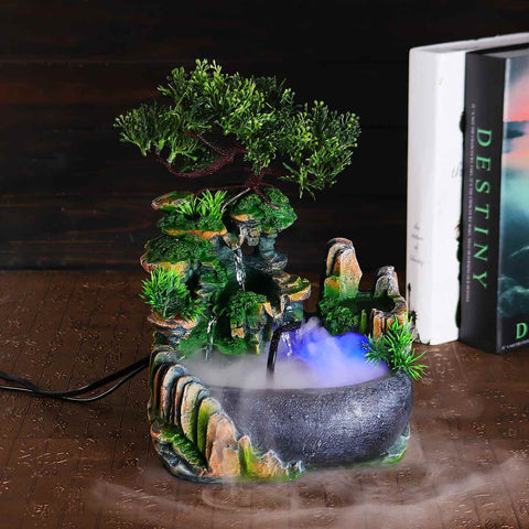 Tabletop Tree Water Fountain Ornament